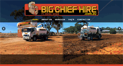 Desktop Screenshot of bigchiefhire.com.au